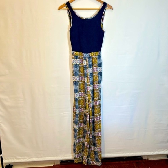 Xhilaration Womens Jumpsuit Romper Sleeveless Backless Tie Elastic Top Sz XS/TP - Picture 15 of 16